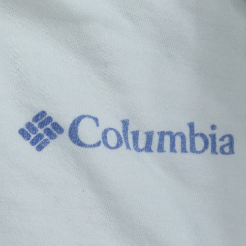 Columbia Men's White 2XL Crew Neck Graphic Outdoor T-Shirt