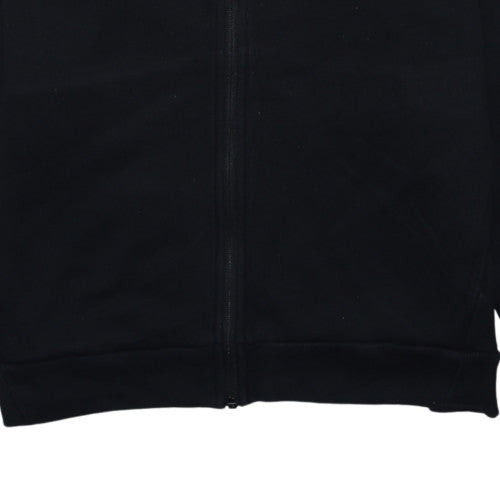 Puma Men's Black Full Zip Hoodie Size L Fleece Hooded Sweatshirt