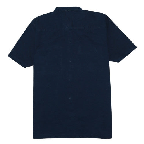Carhartt Men’s Blue S/S Master Shirt XL Regular Fit Button-Up