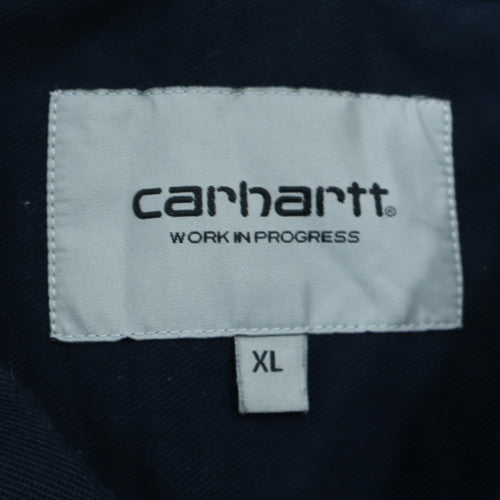 Carhartt Men’s Blue S/S Master Shirt XL Regular Fit Button-Up