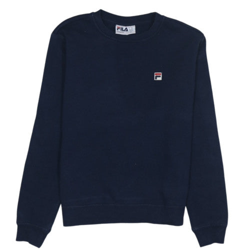 Fila Women's Navy Blue Crew Neck Pullover Sweatshirt M