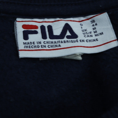 Fila Women's Navy Blue Crew Neck Pullover Sweatshirt M