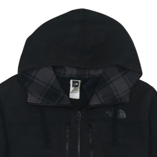 The North Face Men Black Full Zip Hoodie L Fleece Outdoor