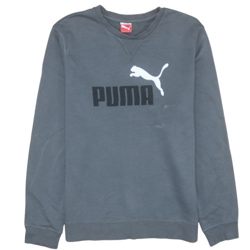 Puma Men's Grey XL Crew Neck Pullover Sweatshirt