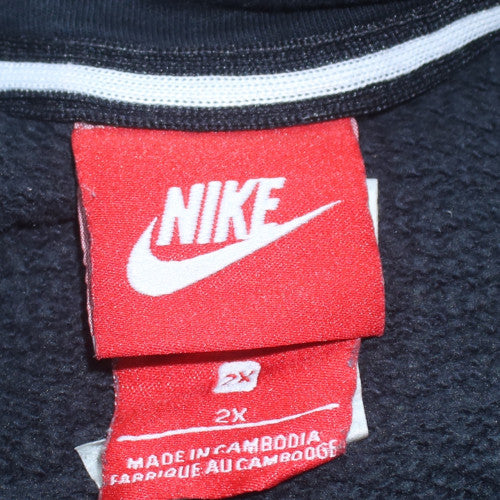 Nike Women’s Black 2XL Pullover Hoodie with Logo Front Pocket