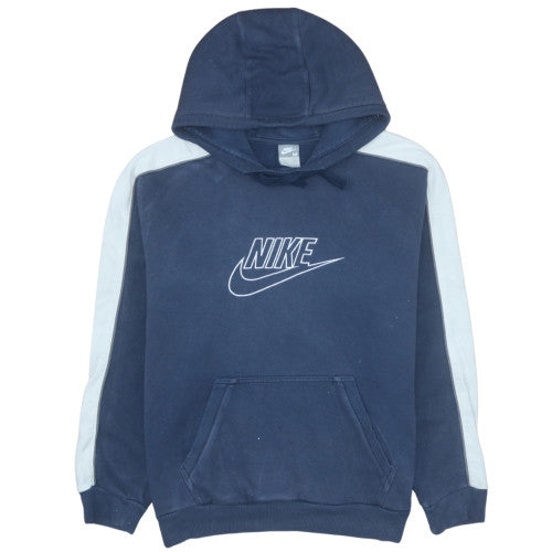 Nike Men's Blue Pullover Hoodie M Regular Fit Sports Fleece