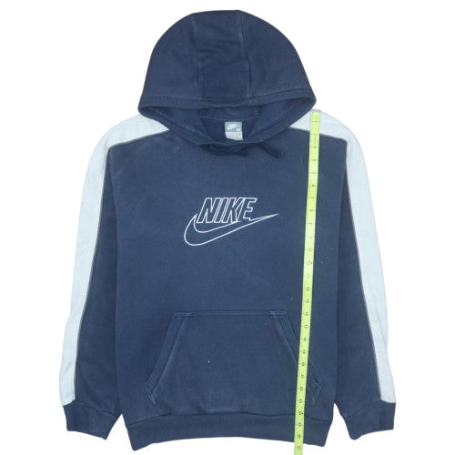 Nike Men's Blue Pullover Hoodie M Regular Fit Sports Fleece