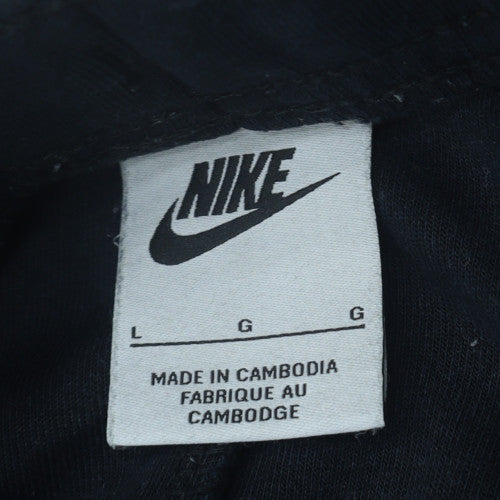 Nike Men's Black Jogger Sweatpants L Fleece Regular Fit Activewear