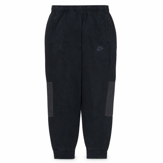 Front view of Nike Men's Black Fleece Jogger Activewear Trousers, size M