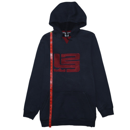 Nike Men’s Black Pullover Hoodie L Logo Fleece Sportswear