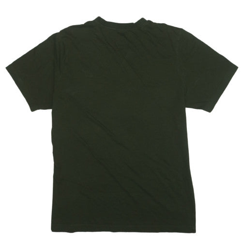 Nike Men's Green Cotton Crew Neck Short Sleeve T-Shirt M