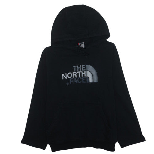 The North Face Mens Black Pullover Hoodie Size L Logo Sweatshirt