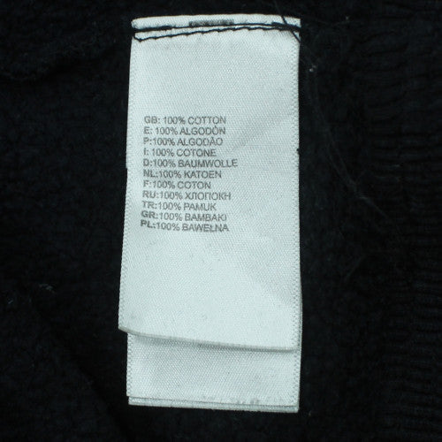 The North Face Mens Black Pullover Hoodie Size L Logo Sweatshirt