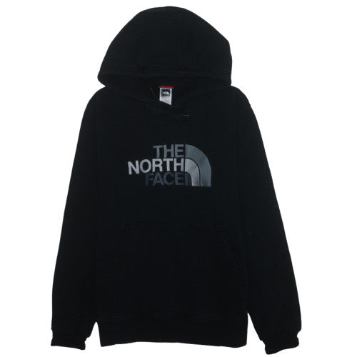 The North Face Men's Black Pullover Hoodie Size S Logo Fleece Sweatshirt