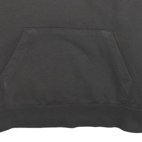 Nike Men’s Grey Pullover Hoodie M Fleece Regular Fit Logo Sportswear
