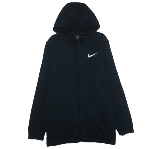 Nike Men’s Black Full Zip Dri-FIT Hoodie L Sports Fleece