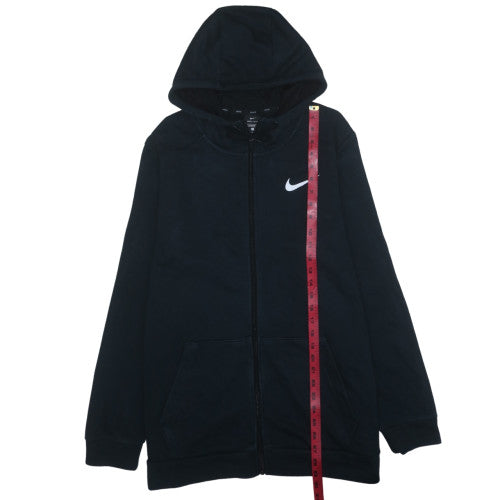 Nike Men’s Black Full Zip Dri-FIT Hoodie L Sports Fleece