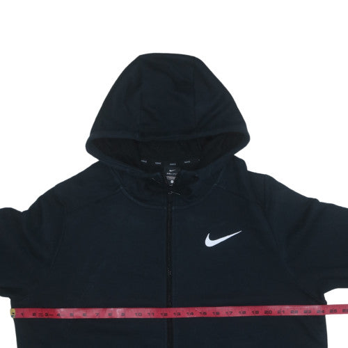 Nike Men’s Black Full Zip Dri-FIT Hoodie L Sports Fleece