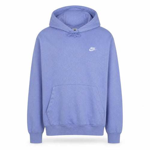 Nike Women Purple Pullover Hoodie L Cotton Blend Casual Sweatshirt