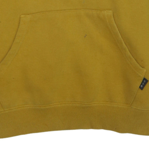 Rip Curl Womens Yellow Pullover Hoodie Size 12 Cotton Blend