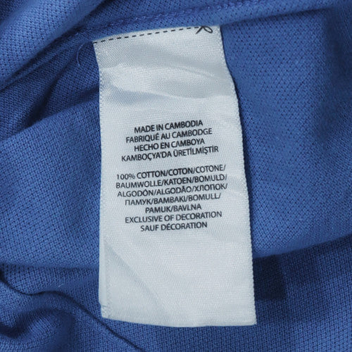 Ralph Lauren Men's Blue Featherweight Mesh Long Sleeve Polo Shirt Size M