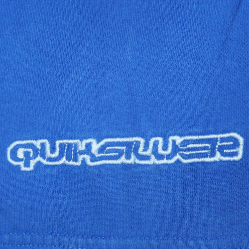 Quiksilver Men’s Blue XL Cotton Short Sleeve Polo Shirt