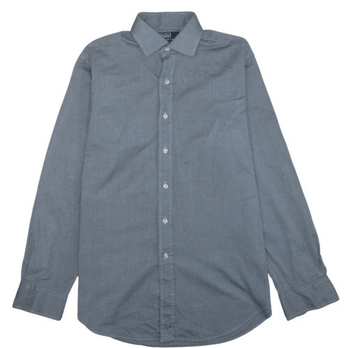 Polo Ralph Lauren Men’s Grey Classic Fit Button-Up Shirt Size 16