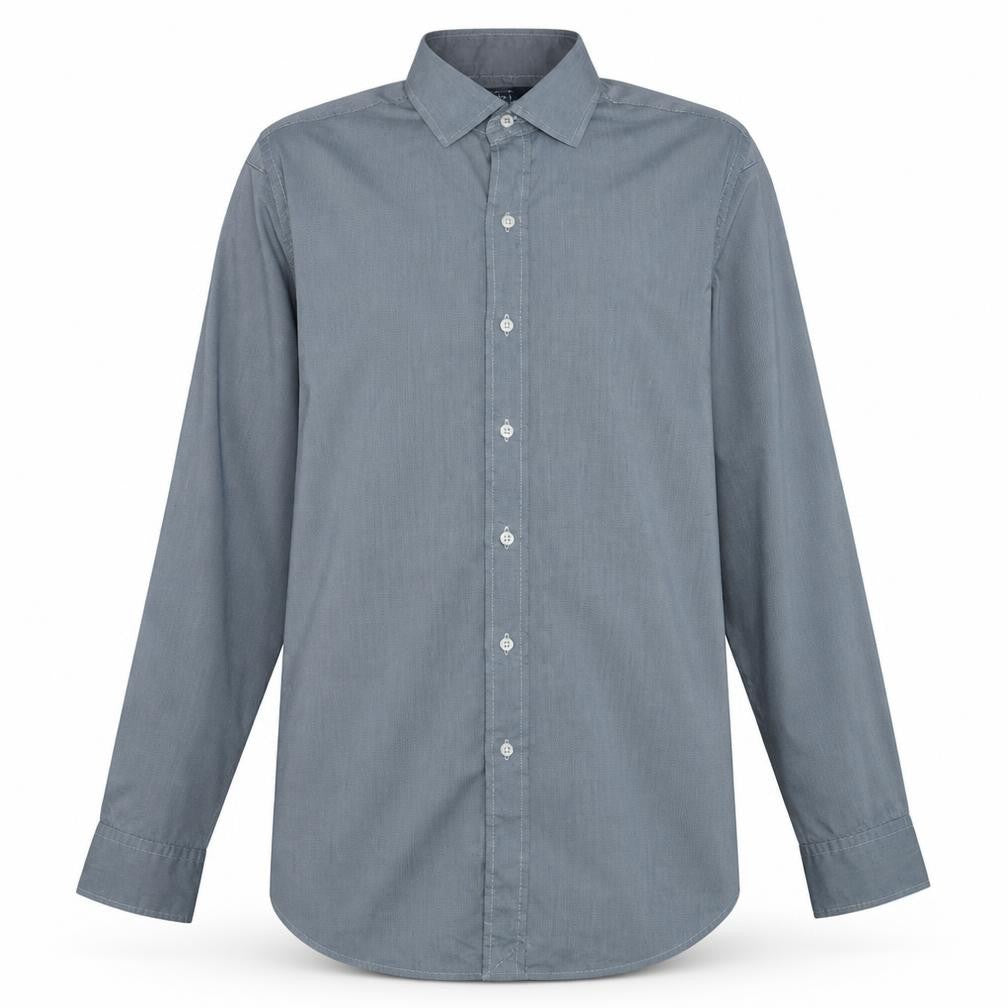 Polo Ralph Lauren Men’s Grey Classic Fit Button-Up Shirt Size 16