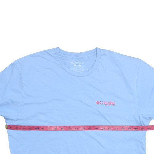 Columbia Men's Blue XL Short Sleeve Graphic Outdoor T-Shirt