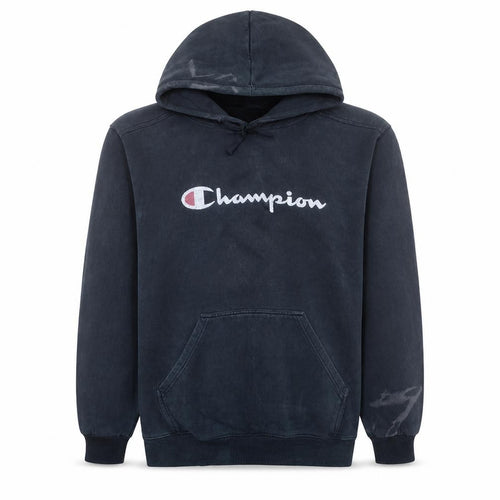 Champion Men's Black Pullover Hoodie L Embroidered Logo Sportswear