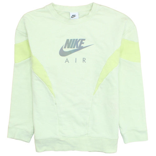 Nike Girls Green Air Logo Pullover Sweatshirt L 146-156cm