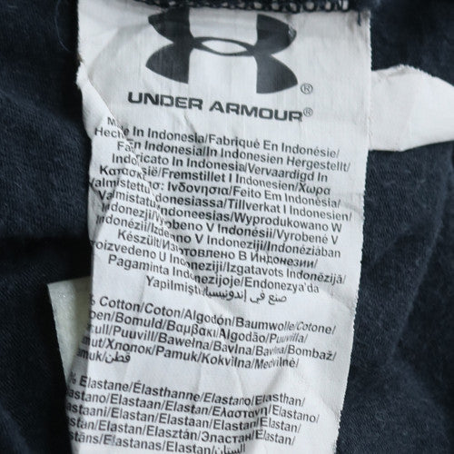 Under Armour Men's Black Long Sleeve Crew Neck Regular Fit T-Shirt XL