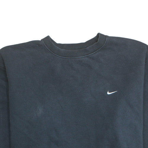 Nike Men's Black XXL Pullover Crew Neck Fleece Sweatshirt