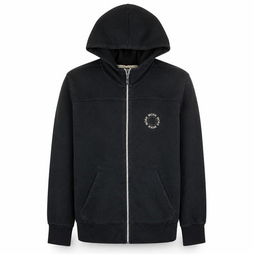 Hugo Boss Men's Black Full Zip Hoodie Size M Classic Logo