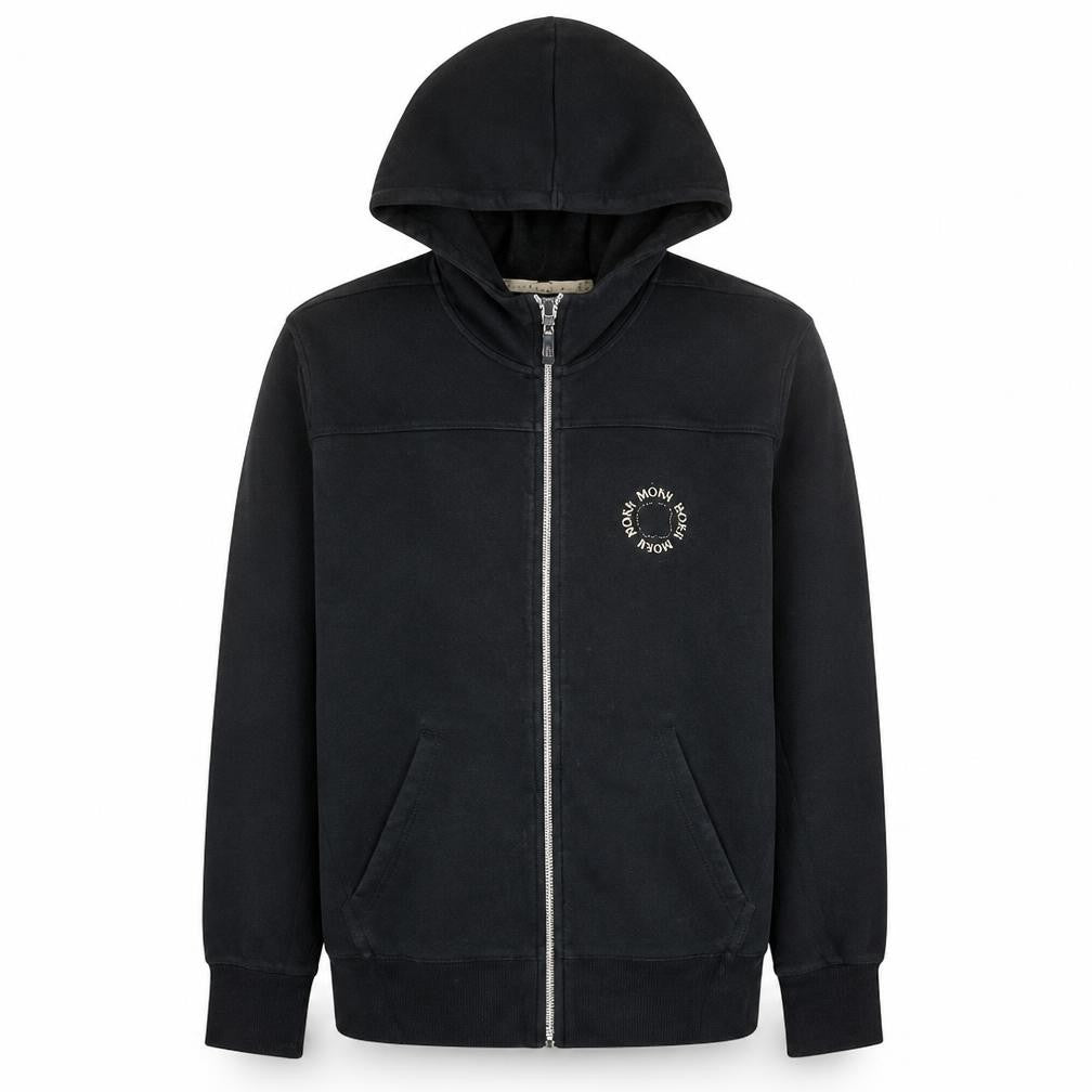 Hugo Boss Men's Black Full Zip Hoodie Size M Classic Logo