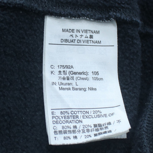 Nike Men's Blue Crew Neck Pullover Sweatshirt Size L Regular Fit