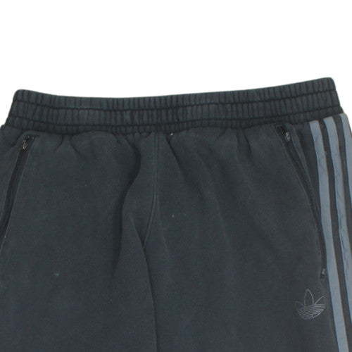 Adidas Mens Black Jogger Sweatpants L Fleece Tapered Track Trousers