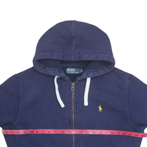 Polo Ralph Lauren Men's Blue Full Zip Hoodie Size L