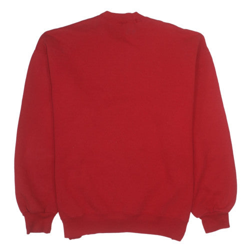 Russell Athletic Men Red XL Pullover Sweatshirt Vintage Crew Neck