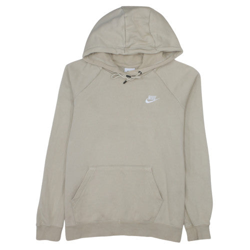 Nike Women’s Beige Pullover Hoodie Medium Cotton Blend Casual