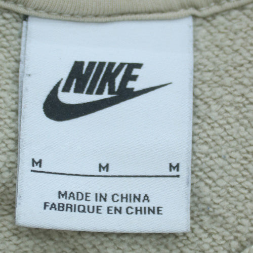 Nike Women’s Beige Pullover Hoodie Medium Cotton Blend Casual