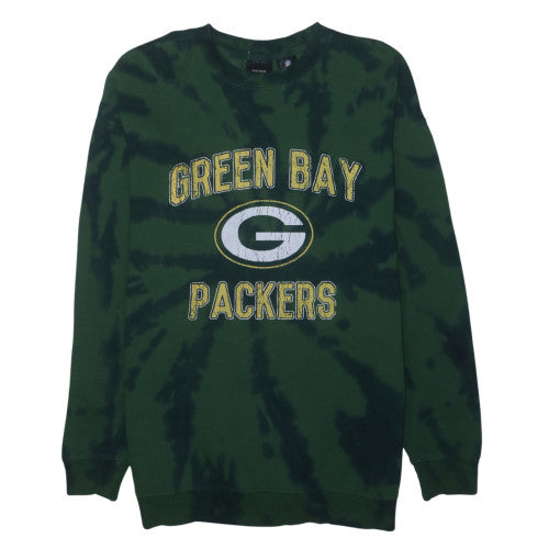 Factorie Men's Green Packers Logo Pullover Sweatshirt XS