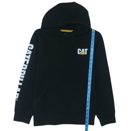Caterpillar Men's Black Pullover Hoodie L Fleece Workwear