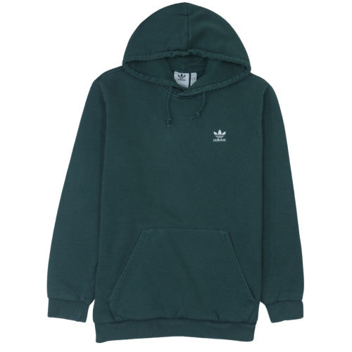 Adidas Men's Green Pullover Hoodie L Logo Fleece Sweatshirt