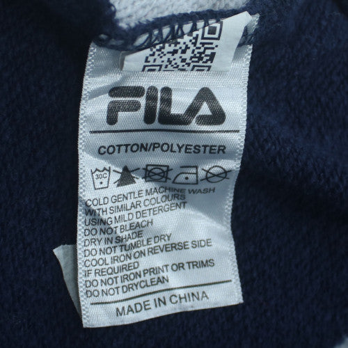 Fila Men's Multicoloured M Pullover Hoodie Logo Fleece