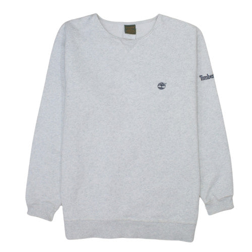 Timberland Mens Grey Crew Neck Pullover Sweatshirt Size S
