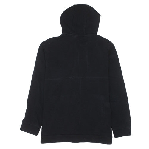 Fila Mens Black XL Full Zip Hoodie Cotton Blend Sportswear