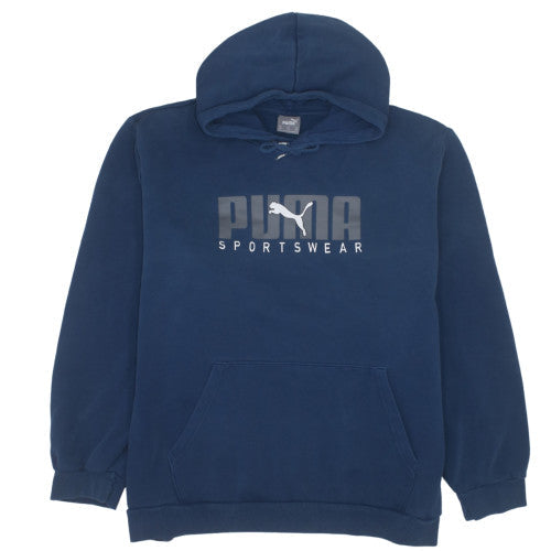 Puma Mens Blue 3XL Pullover Hoodie Sweatshirt Sportswear