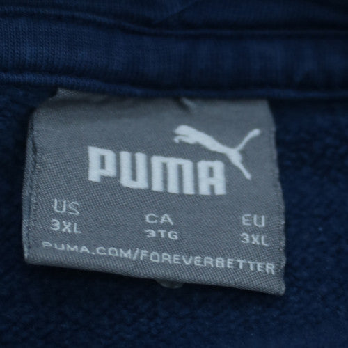 Puma Mens Blue 3XL Pullover Hoodie Sweatshirt Sportswear