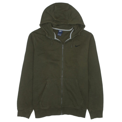 Nike Men’s Green Full Zip Hoodie XL Fleece Sportswear